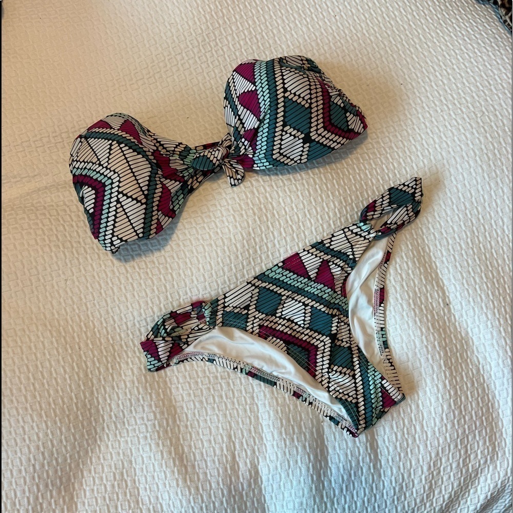 I*space Bikini Set, Multi colors print